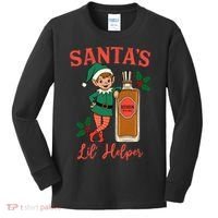 Santas Lil Helper Kids Long Sleeve Shirt thumb 0