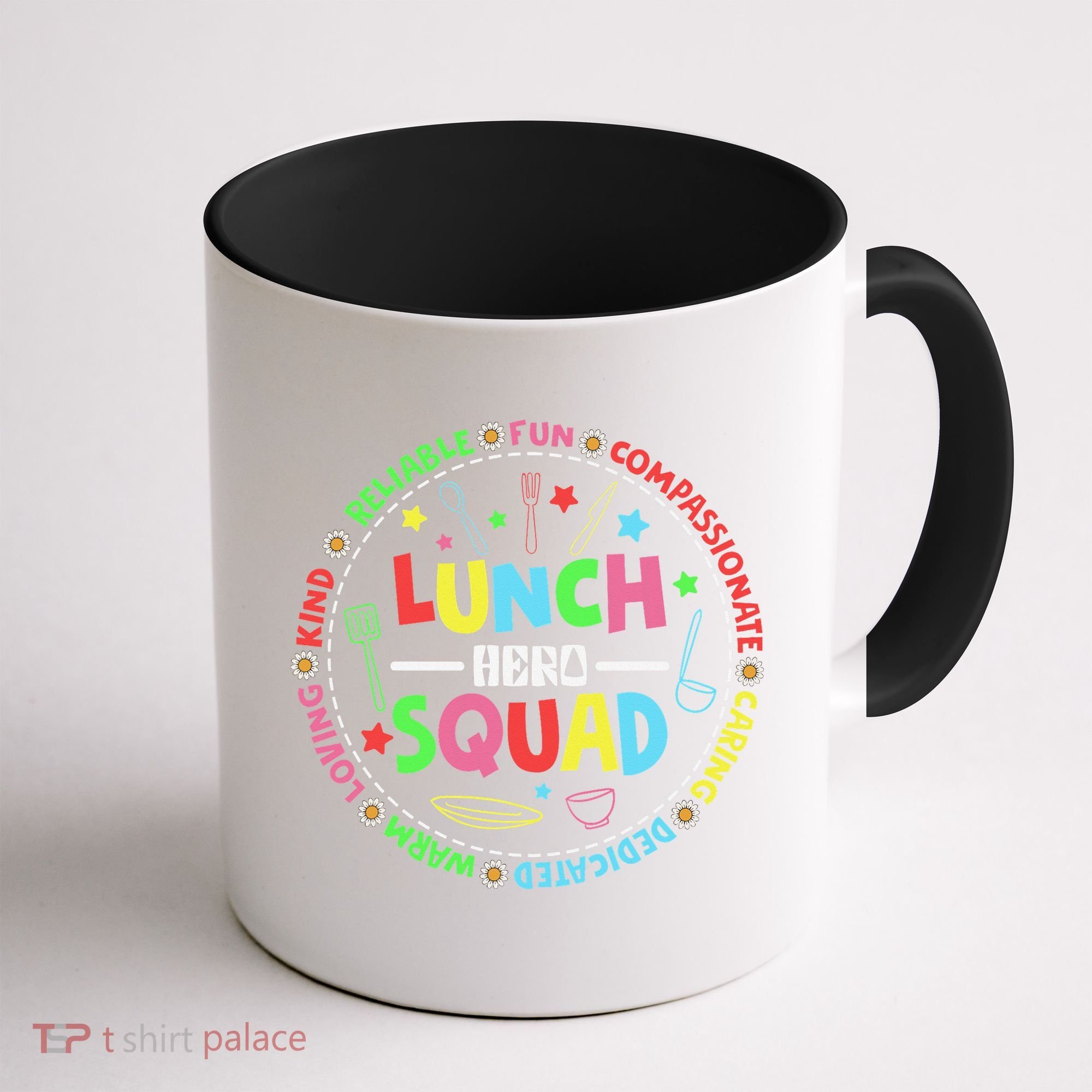 School Lunch Hero Squad Funny Cafeteria Workers Lunchroom Coffee Mug