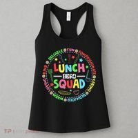School Lunch Hero Squad Funny Cafeteria Workers Lunchroom Women's Tank Top thumb 3