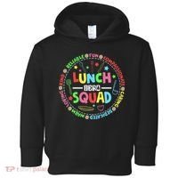School Lunch Hero Squad Funny Cafeteria Workers Lunchroom Toddler Hoodie thumb 0