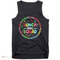 School Lunch Hero Squad Funny Cafeteria Workers Lunchroom Tank Top thumb 0