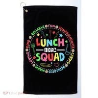 School Lunch Hero Squad Funny Cafeteria Workers Lunchroom Golf Towel thumb 0