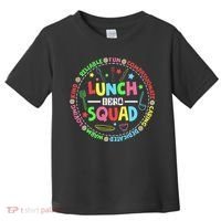 School Lunch Hero Squad Funny Cafeteria Workers Lunchroom Toddler T-Shirt thumb 0