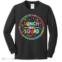 School Lunch Hero Squad Funny Cafeteria Workers Lunchroom Kids Long Sleeve Shirt thumb 0