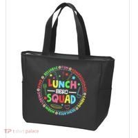 School Lunch Hero Squad Funny Cafeteria Workers Lunchroom Tote Bag thumb 3