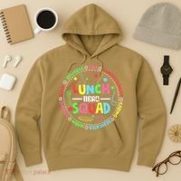 School Lunch Hero Squad Funny Cafeteria Workers Lunchroom Hoodie thumb 3