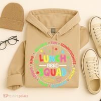 School Lunch Hero Squad Funny Cafeteria Workers Lunchroom Hoodie thumb 4