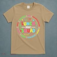School Lunch Hero Squad Funny Cafeteria Workers Lunchroom T-Shirt thumb 5