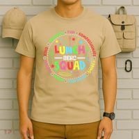 School Lunch Hero Squad Funny Cafeteria Workers Lunchroom T-Shirt thumb 6