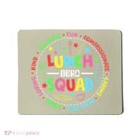 School Lunch Hero Squad Funny Cafeteria Workers Lunchroom Mousepad thumb 0