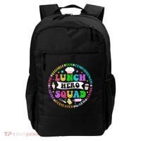 School Lunch Hero Squad Funny Cafeteria Workers Lunch Lady Backpack thumb 0