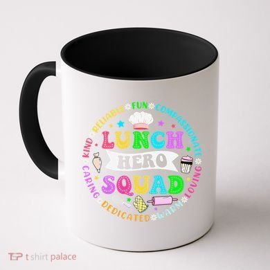 School Lunch Hero Squad Funny Cafeteria Workers Lunch Lady Coffee Mug