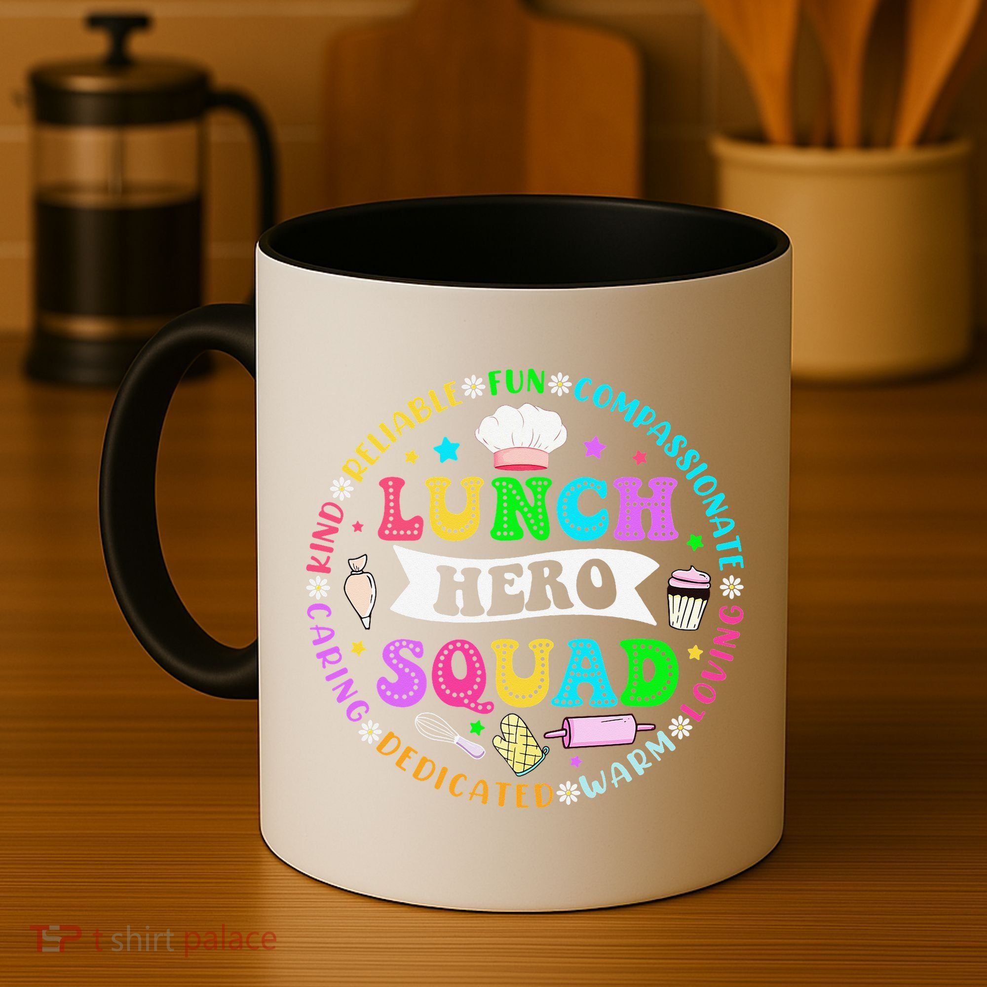 School Lunch Hero Squad Funny Cafeteria Workers Lunch Lady Coffee Mug