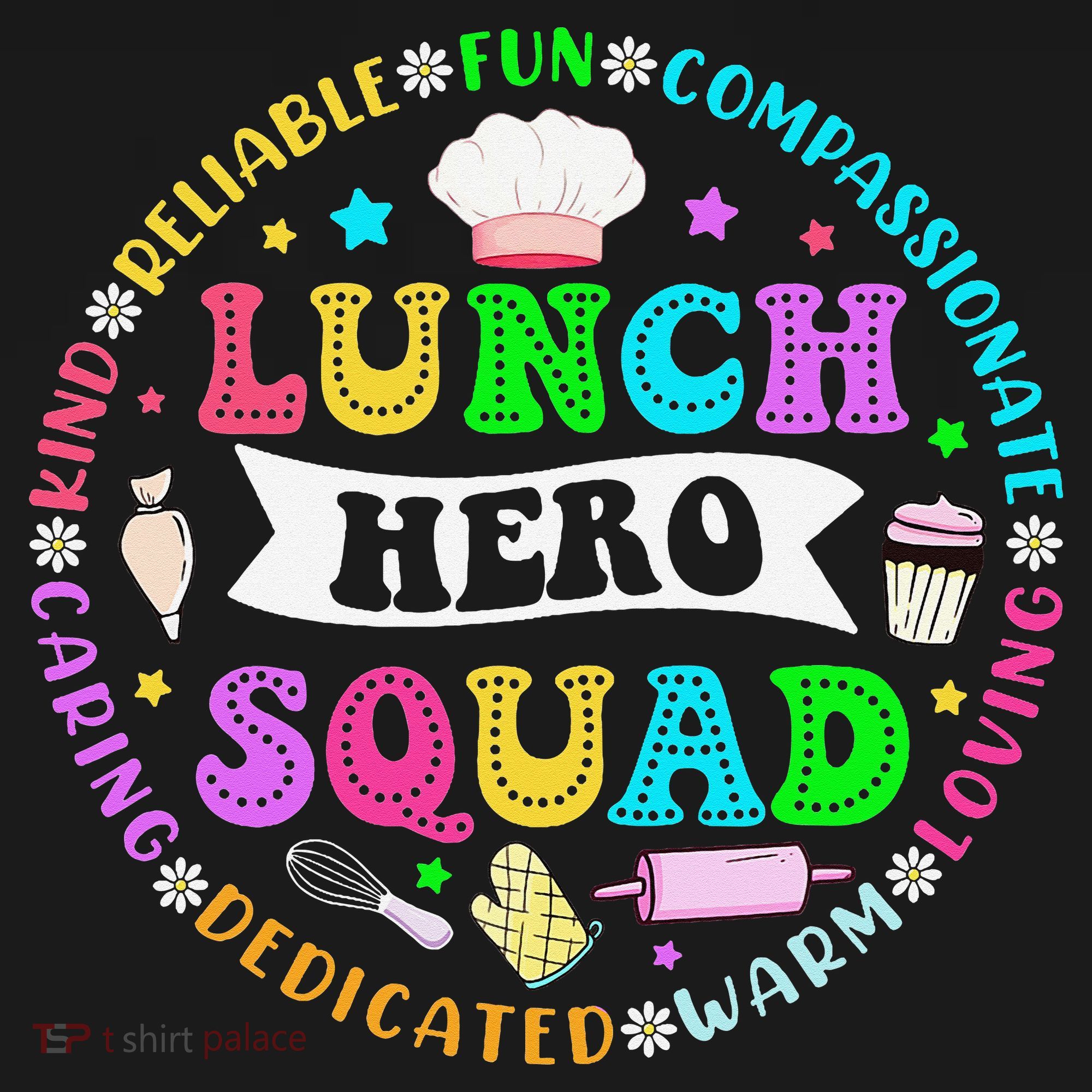 School Lunch Hero Squad Funny Cafeteria Workers Lunch Lady Coaster