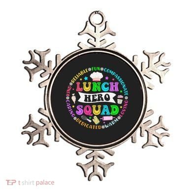 School Lunch Hero Squad Funny Cafeteria Workers Lunch Lady Ornament