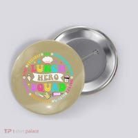 School Lunch Hero Squad Funny Cafeteria Workers Lunch Lady Button thumb 0