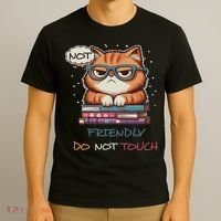 Sarcastic Loner Introvert Not A Friendly Do Not Touchs T-Shirt thumb 3