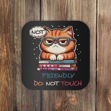 Sarcastic Loner Introvert Not A Friendly Do Not Touchs Coaster