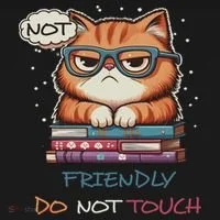 Sarcastic Loner Introvert Not A Friendly Do Not Touchs Women's Hoodie thumb 2