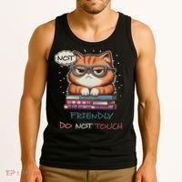 Sarcastic Loner Introvert Not A Friendly Do Not Touchs Tank Top thumb 3