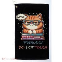 Sarcastic Loner Introvert Not A Friendly Do Not Touchs Golf Towel thumb 0
