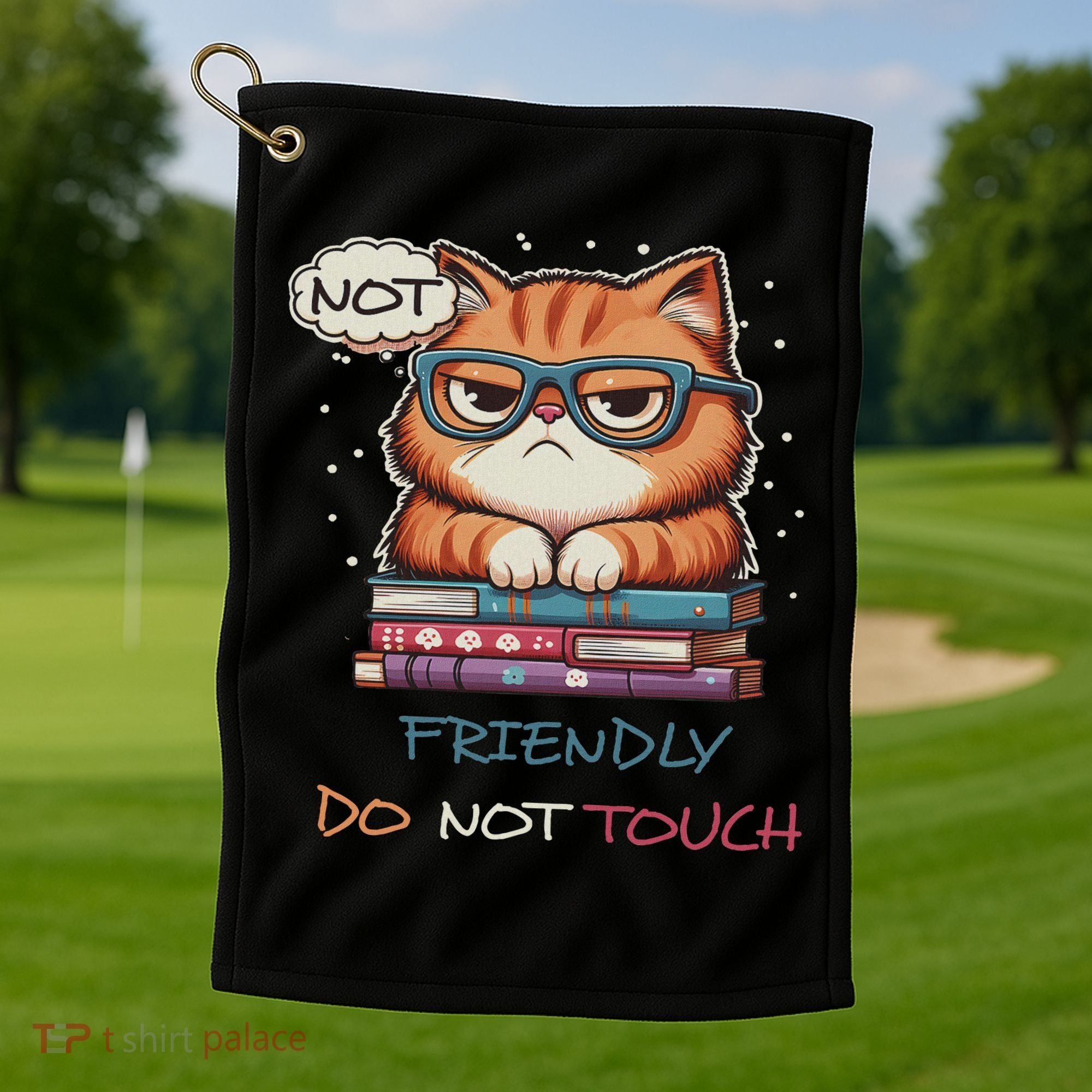 Sarcastic Loner Introvert Not A Friendly Do Not Touchs Golf Towel