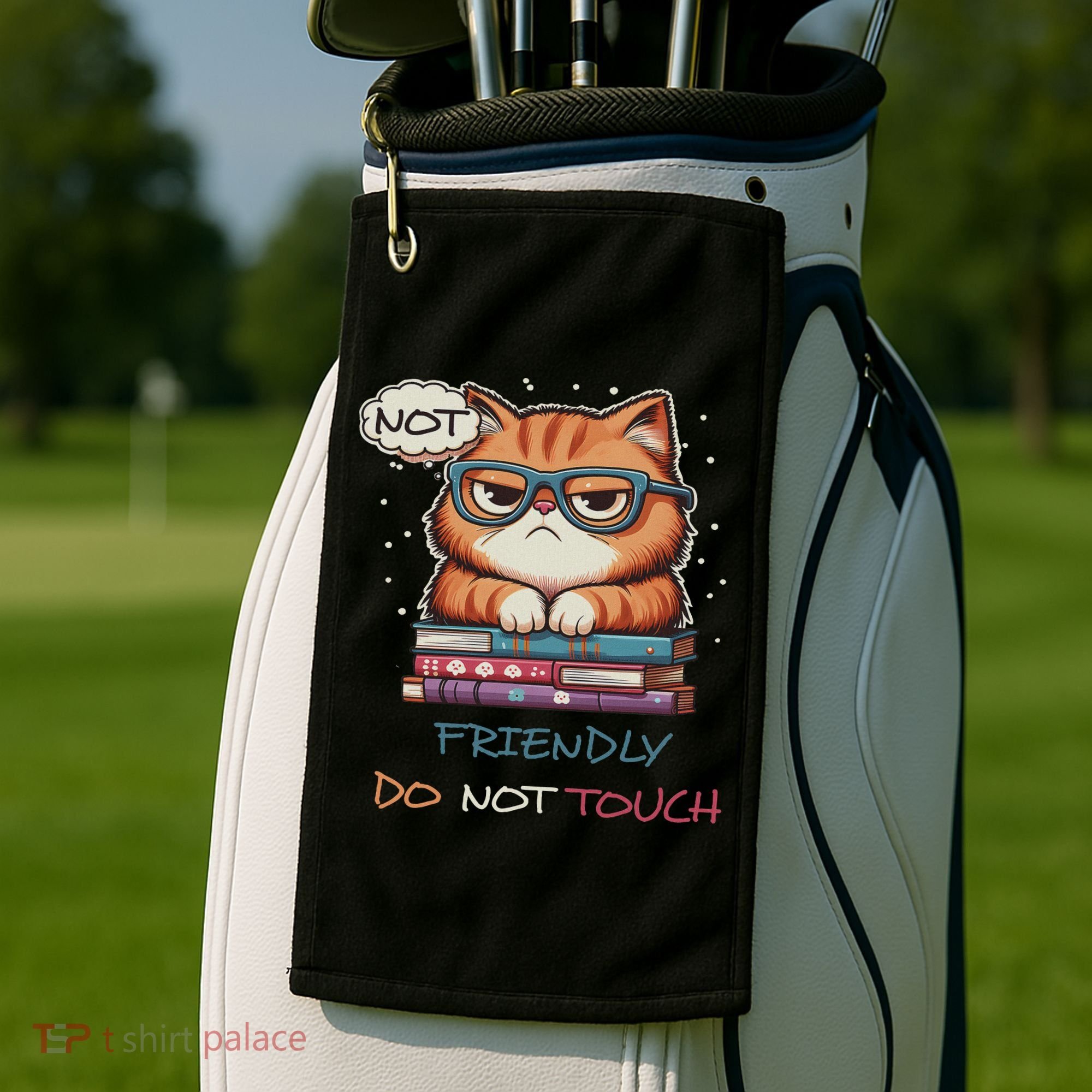 Sarcastic Loner Introvert Not A Friendly Do Not Touchs Golf Towel