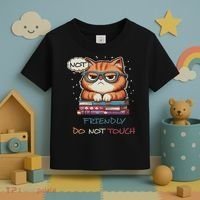 Sarcastic Loner Introvert Not A Friendly Do Not Touchs Toddler T-Shirt thumb 3