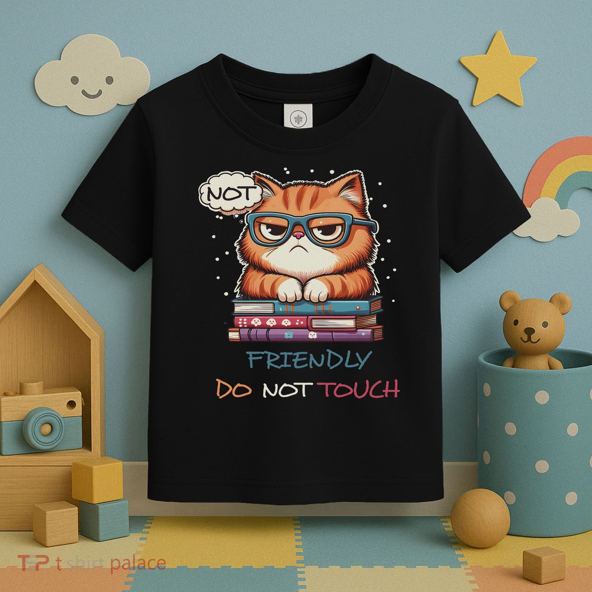 Sarcastic Loner Introvert Not A Friendly Do Not Touchs Toddler T-Shirt