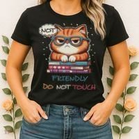 Sarcastic Loner Introvert Not A Friendly Do Not Touchs Women's T-Shirt thumb 2