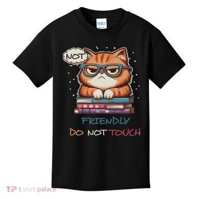 Sarcastic Loner Introvert Not A Friendly Do Not Touchs Kids T-Shirt