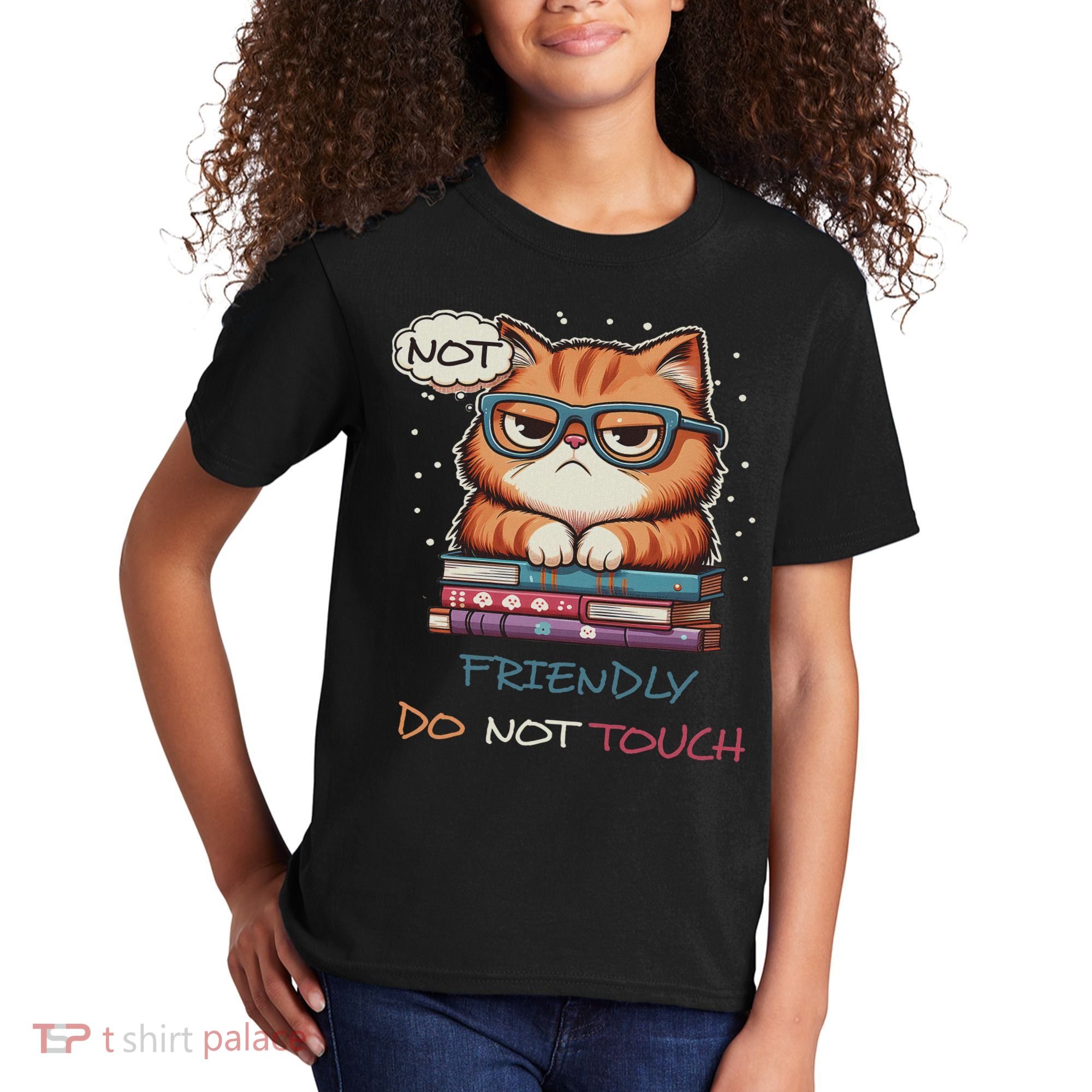 Sarcastic Loner Introvert Not A Friendly Do Not Touchs Kids T-Shirt
