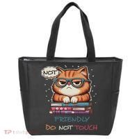 Sarcastic Loner Introvert Not A Friendly Do Not Touchs Tote Bag thumb 0