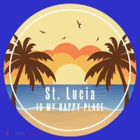 St Lucia Is My Happy Place Fun Beach Vacation Palm Trees Su Meaningful Gift Toddler Hoodie thumb 2