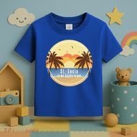 St Lucia Is My Happy Place Fun Beach Vacation Palm Trees Su Meaningful Gift Toddler T-Shirt thumb 3