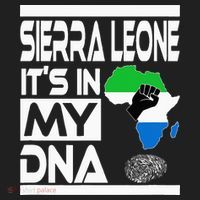 Sierra Leone Its In My DNA With Flag Africa Map Raised Fist Tumbler thumb 3