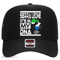 Sierra Leone Its In My DNA With Flag Africa Map Raised Fist Hat thumb 0