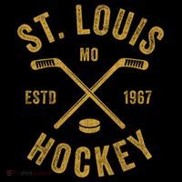 St Louis Ice Hockey Gift Crossed Sticks Gift Coffee Mug thumb 5
