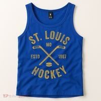 St Louis Ice Hockey Gift Crossed Sticks Gift Tank Top thumb 2