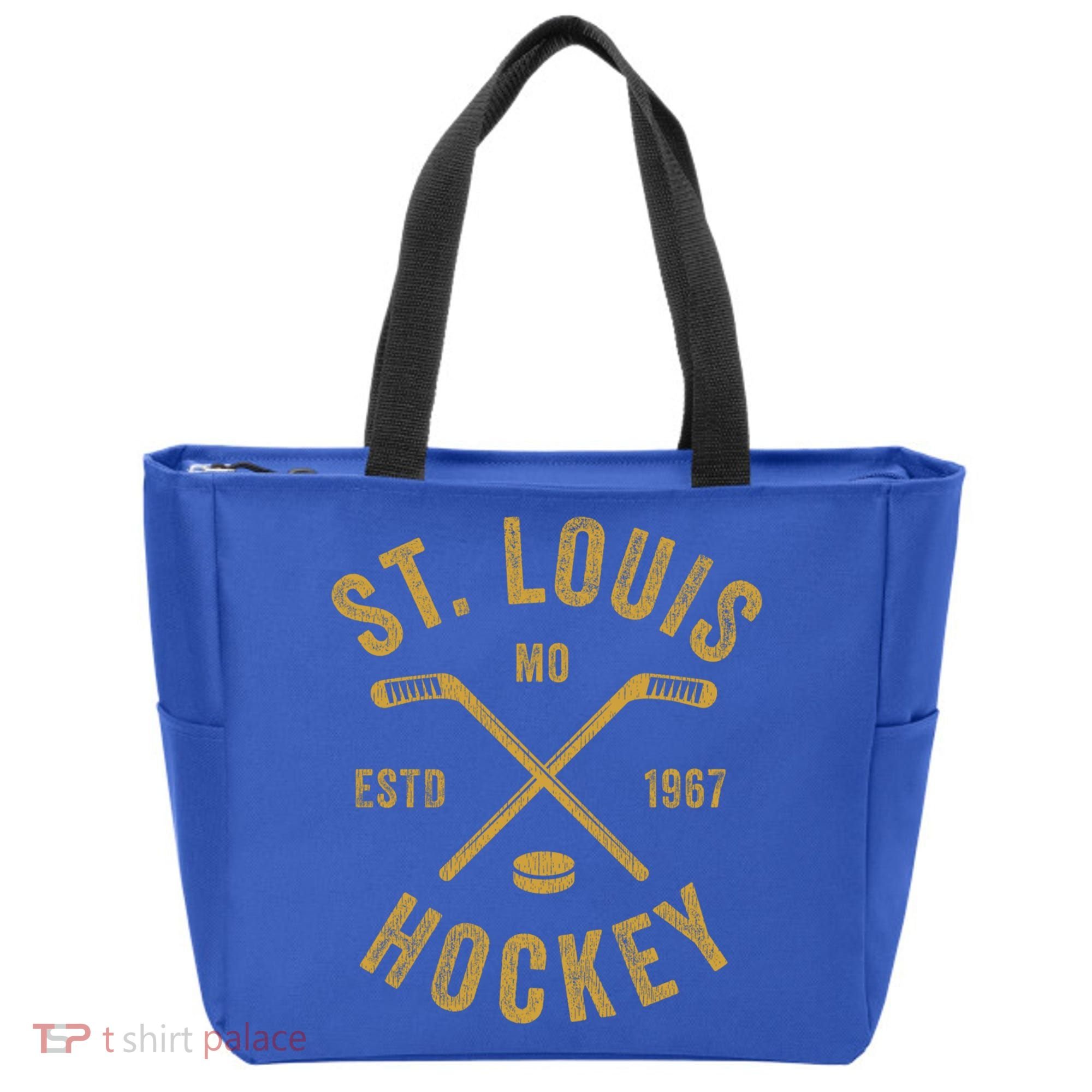 St Louis Ice Hockey Gift Crossed Sticks Gift Tote Bag