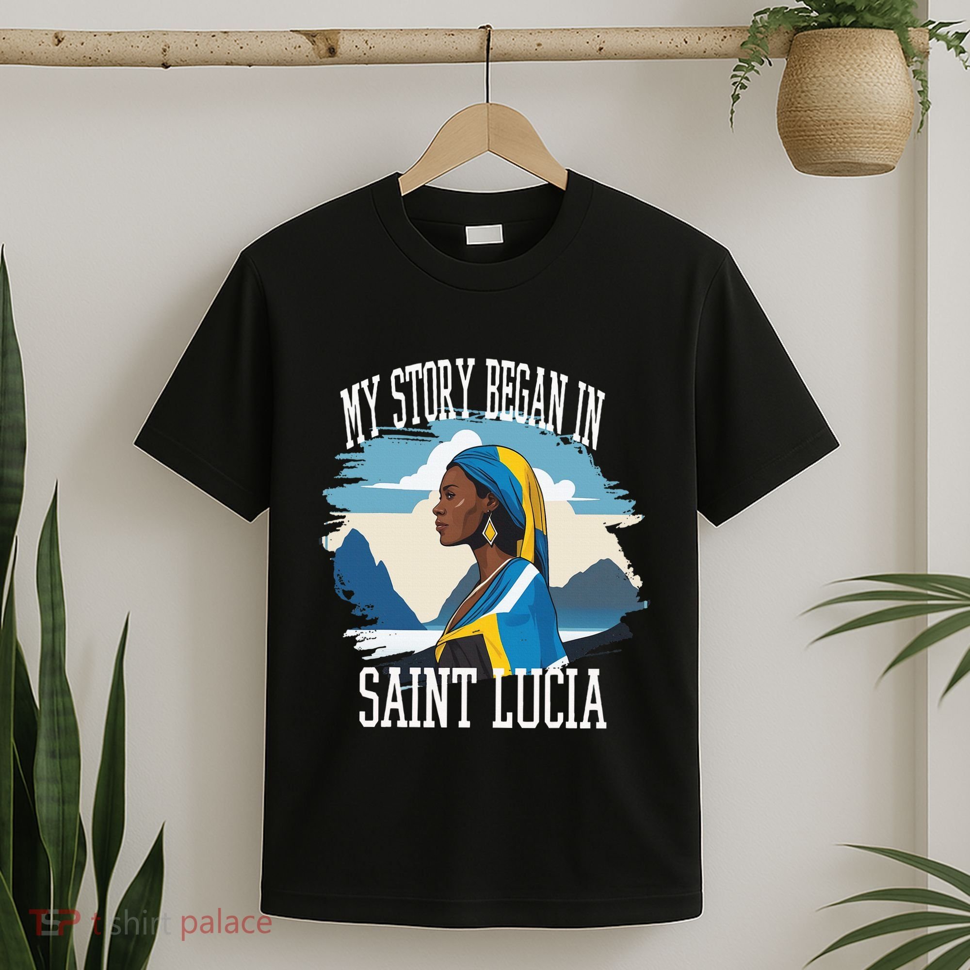 St. Lucia Independence My Story Began In St. Lucia Heritage T-Shirt