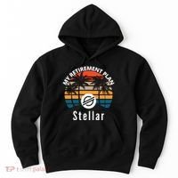 Stellar Lumens Is My Retirement Plan, Blockchain, XLM Crypto Hoodie thumb 0