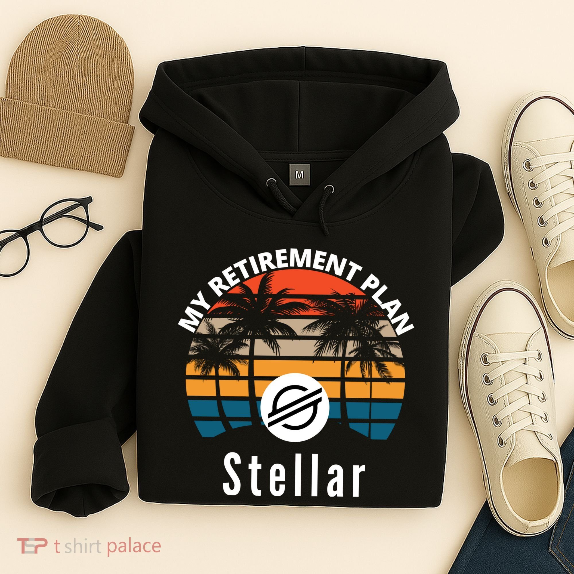 Stellar Lumens Is My Retirement Plan, Blockchain, XLM Crypto Hoodie