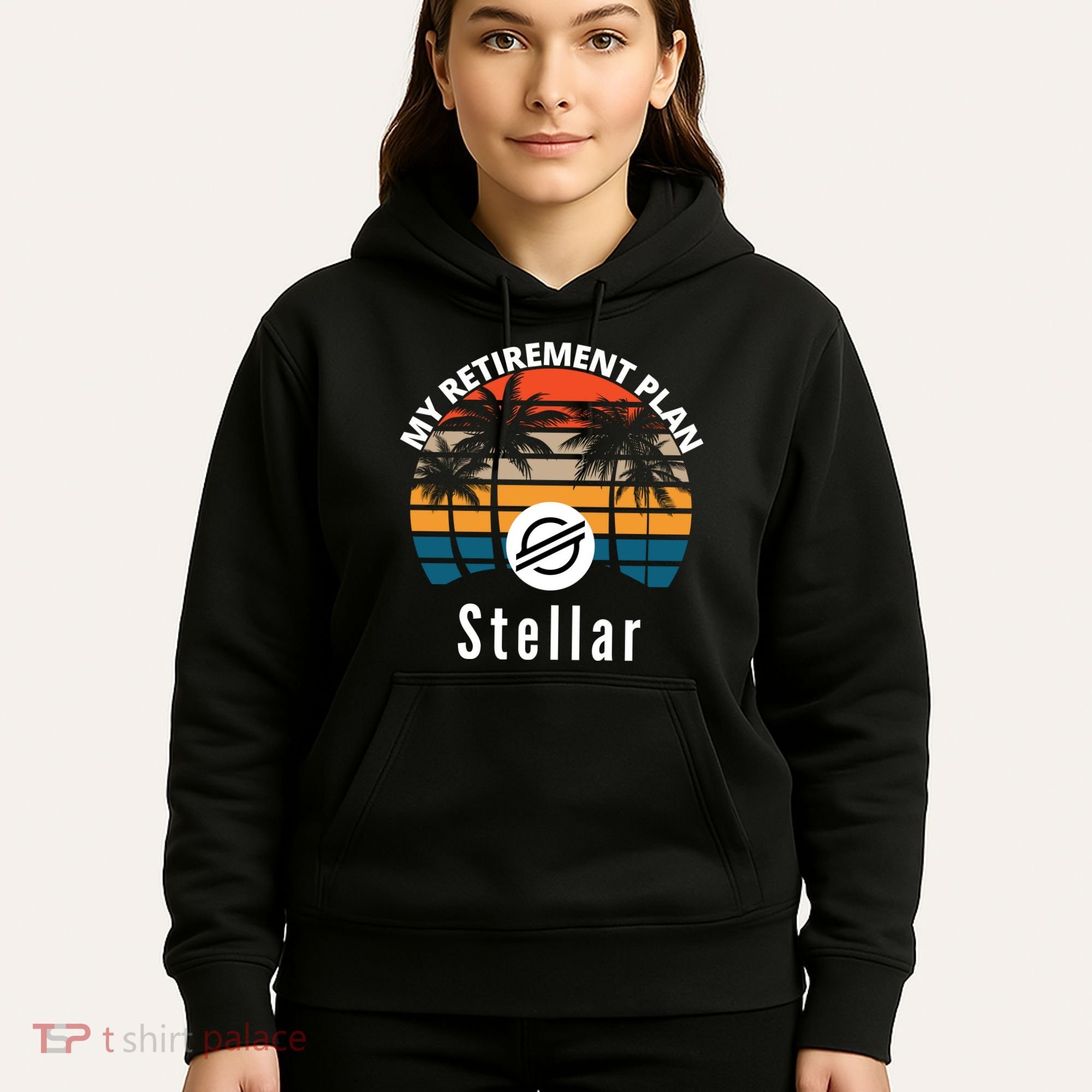 Stellar Lumens Is My Retirement Plan, Blockchain, XLM Crypto Hoodie