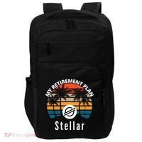 Stellar Lumens Is My Retirement Plan, Blockchain, XLM Crypto Impact Tech Backpack thumb 0