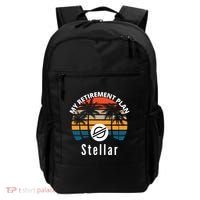 Stellar Lumens Is My Retirement Plan, Blockchain, XLM Crypto Backpack thumb 0