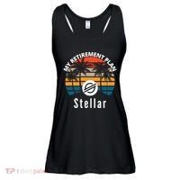 Stellar Lumens Is My Retirement Plan, Blockchain, XLM Crypto Ladies Essential Flowy Tank thumb 0