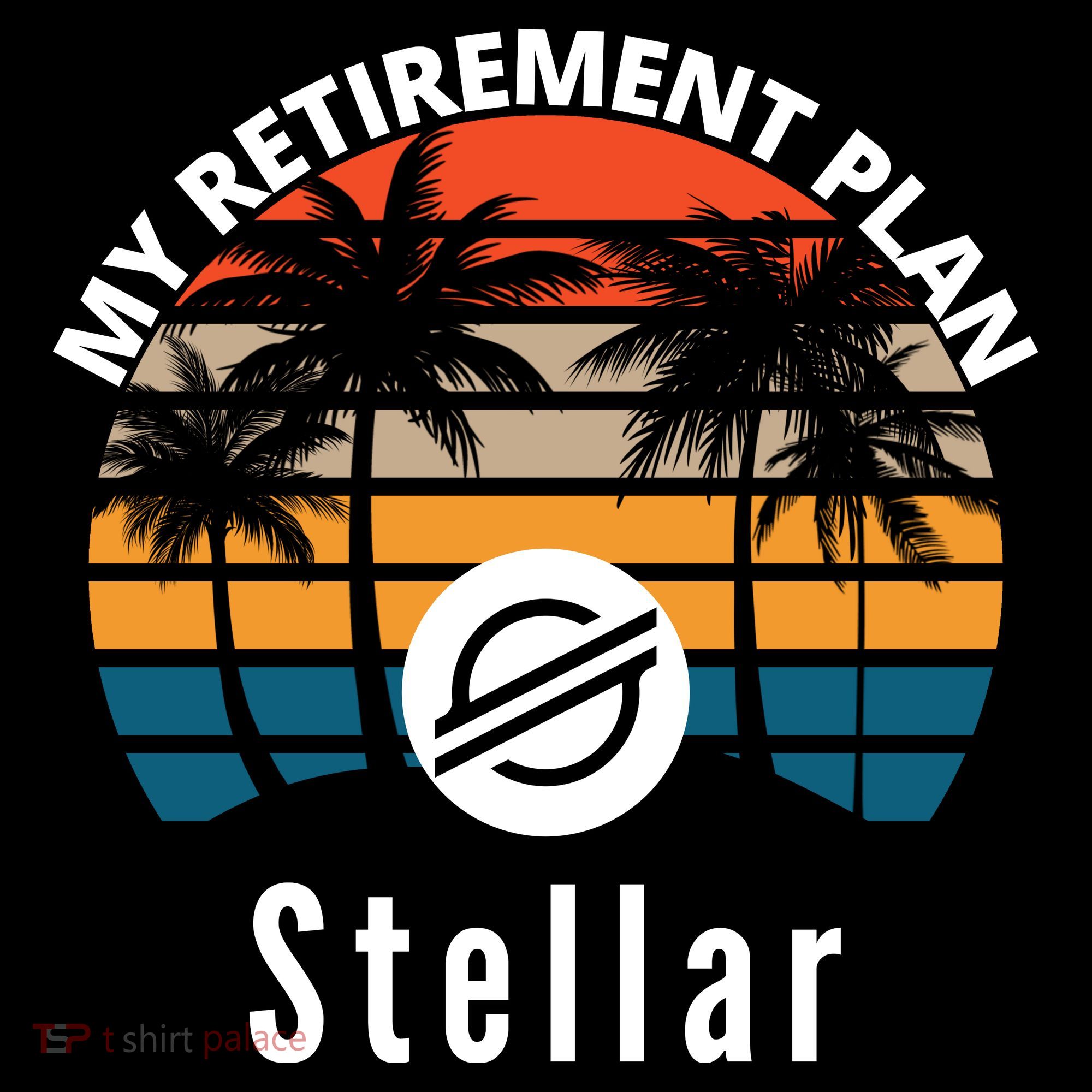 Stellar Lumens Is My Retirement Plan, Blockchain, XLM Crypto Women's Hoodie