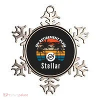 Stellar Lumens Is My Retirement Plan, Blockchain, XLM Crypto Ornament thumb 0