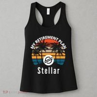 Stellar Lumens Is My Retirement Plan, Blockchain, XLM Crypto Women's Tank Top thumb 3